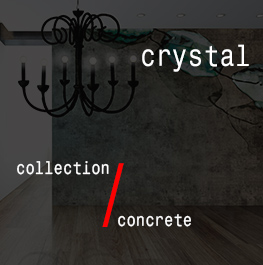 concrete / crystal