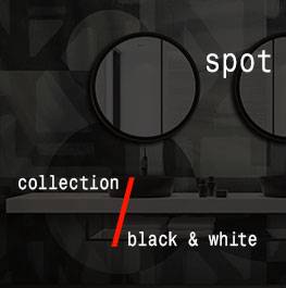 black & white / spot